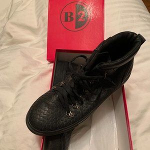 NWB - B2 High top black sneaker 178.00 MSRP